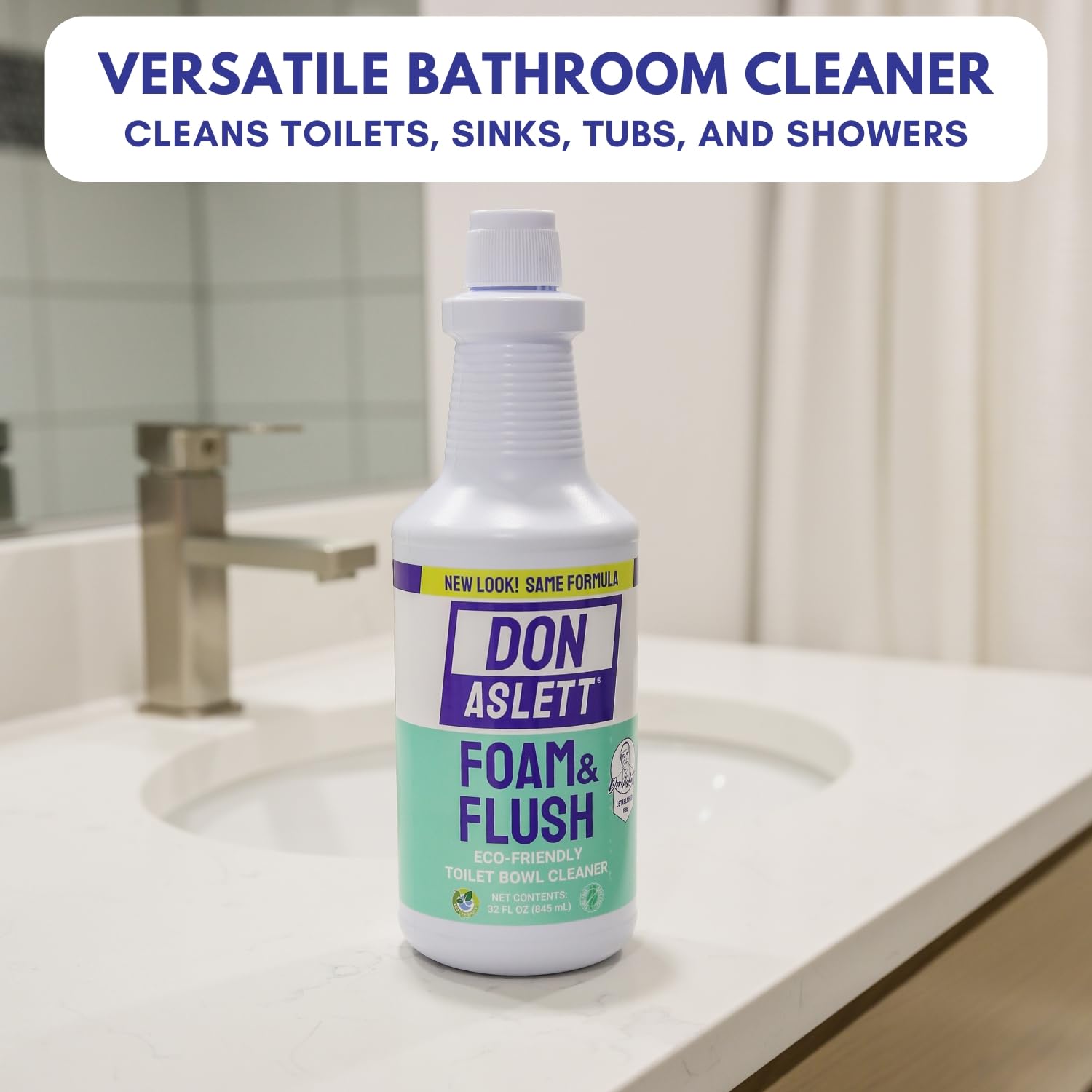 Amazon.com: Don Aslett Johnny Mop & Foam n Flush Toilet Bowl